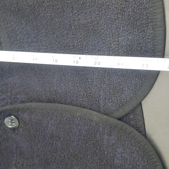 Anthropologie Cartonnier Blazer 4 Shoulder Pads Blue Black - Picture 8 of 12